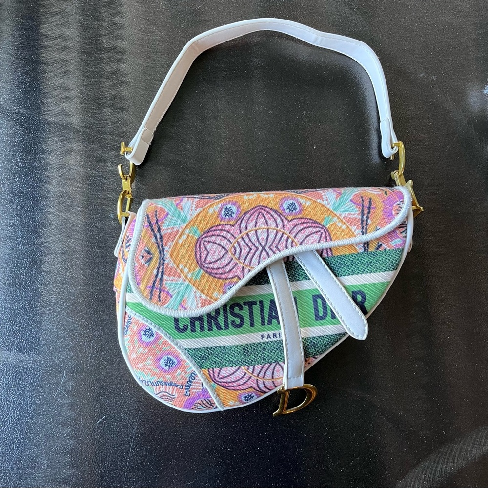 Luxury inspired saddle bag